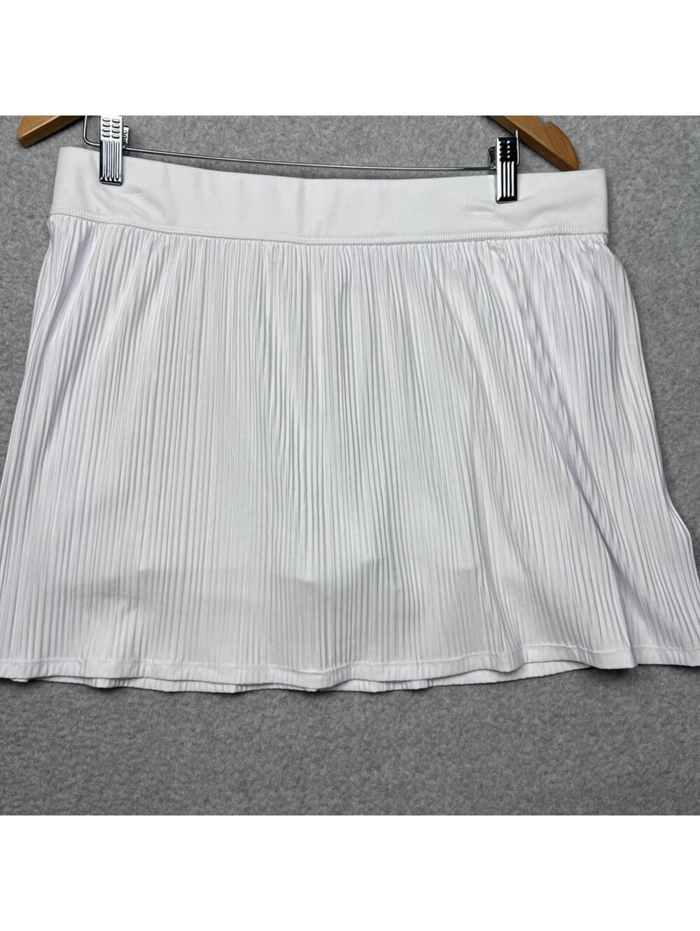 90 Degree By Reflex Flex For It Pleated Tennis Skort Windsurfer White XL